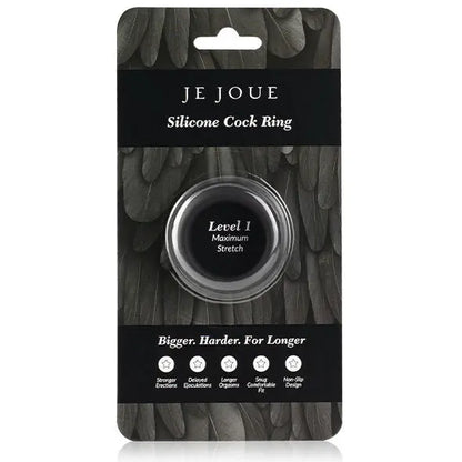 JE JOUE - ANELLO PER IL CAZZO IN SILICONE MASSIMA ELASTICIT - NERO - JE JOUE | Lingerie Harness Boutique