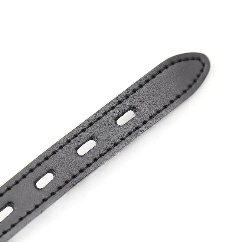 OHMAMA FETISH - BALL GAG IN SILICONE CON CINTURA IN PELLE (LUCCHETTO INCLUSO) - OHMAMA FETISH | Lingerie Harness Boutique