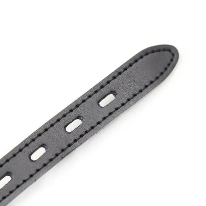 OHMAMA FETISH - BALL GAG IN SILICONE CON CINTURA IN PELLE (LUCCHETTO INCLUSO) - OHMAMA FETISH | Lingerie Harness Boutique