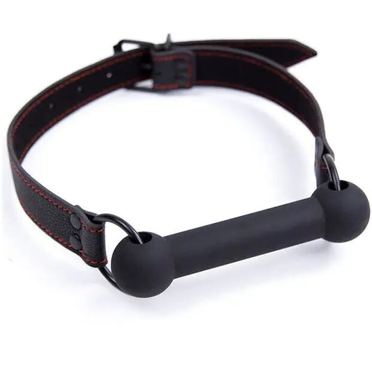 OHMAMA FETISH - BAVAGLIO IN OSSO CON CINTURINO IN PU - OHMAMA FETISH | Lingerie Harness Boutique