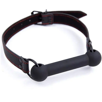 OHMAMA FETISH - BAVAGLIO IN OSSO CON CINTURINO IN PU - OHMAMA FETISH | Lingerie Harness Boutique