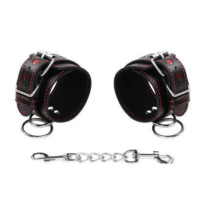 OHMAMA FETISH - MANETTE CON CUORE INTARSIATO - OHMAMA FETISH | Lingerie Harness Boutique