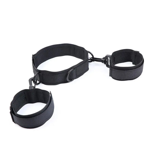 OHMAMA FETISH - MANETTE E COLLETTO IN NYLON - OHMAMA FETISH | Lingerie Harness Boutique