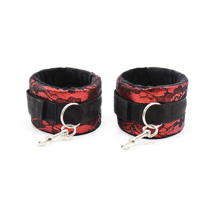 OHMAMA FETISH - MANETTE IN VELLUTO CON NASTRO IN NYLON - OHMAMA FETISH | Lingerie Harness Boutique