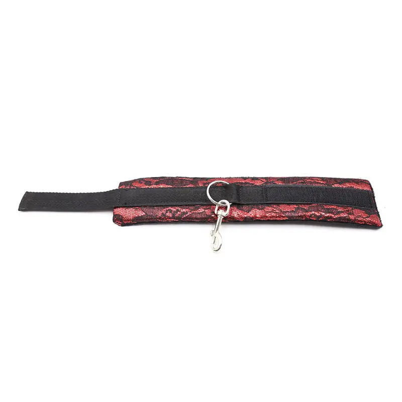OHMAMA FETISH - MANETTE IN VELLUTO CON NASTRO IN NYLON - OHMAMA FETISH | Lingerie Harness Boutique