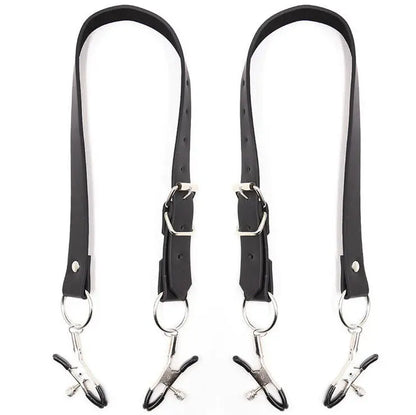 OHMAMA FETISH - PINZE PER CLITORIDE CON CINGHIE PER GAMBE - OHMAMA FETISH | Lingerie Harness Boutique