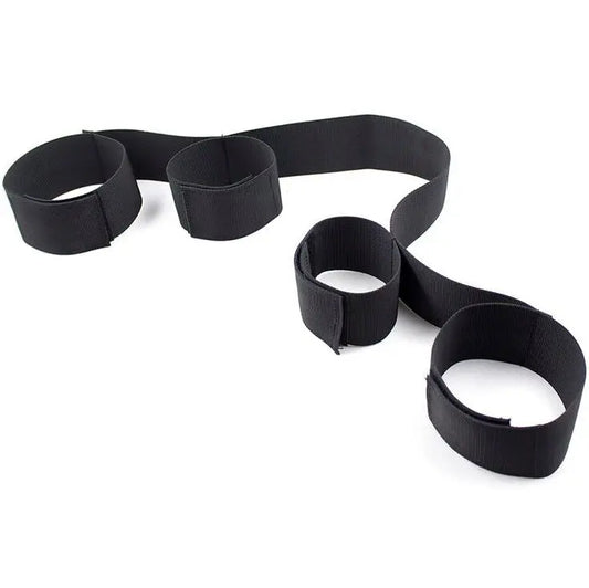 OHMAMA FETISH - SPREADER SOFT BAR COMPLETO DI TENUTA DA POLSO IN NYLON - OHMAMA FETISH | Lingerie Harness Boutique