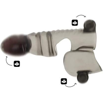 OHMAMA - GUAINA PER PENE E TESTICOLI 3 MOTORI - OHMAMA | Lingerie Harness Boutique