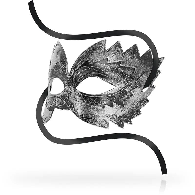 OHMAMA - MASCHERE ANTIZAZ STILE VENEZIANO ARGENTO - OHMAMA MASKS | Lingerie Harness Boutique