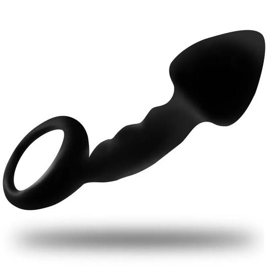 OHMAMA - PLUG ANALE A COSTINE CON ANELLO - OHMAMA ANAL | Lingerie Harness Boutique