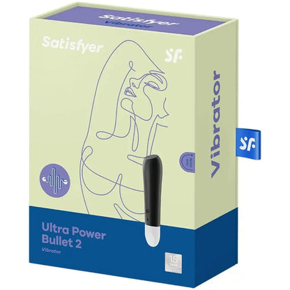SATISFYER - ULTRA POWER BULLET 2 NERO - SATISFYER VIBRATOR | Lingerie Harness Boutique
