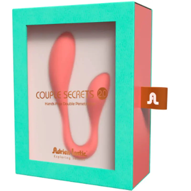 adrien lastic - coppia segreti  doppia stimolazione rosa + app gratuita Adrien Lastic Lingerie Harness Boutique