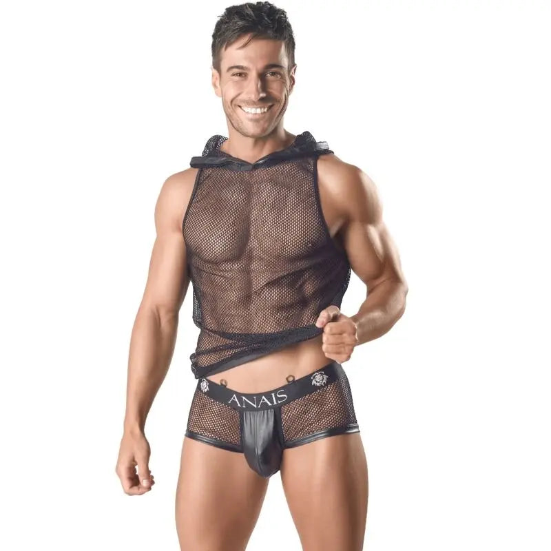 anais men - ares hooded t-shirt Anais Lingerie Harness Boutique