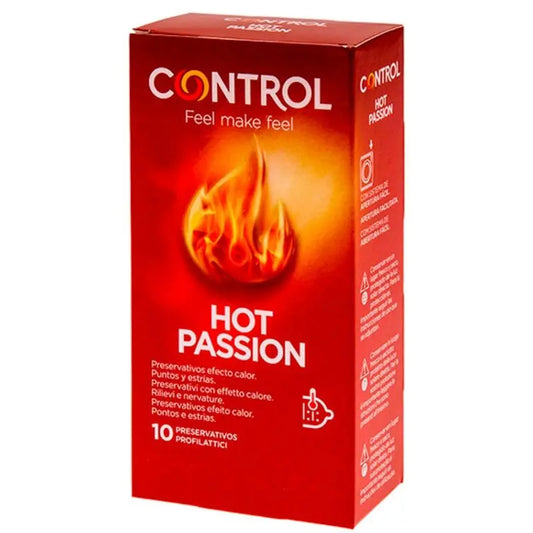 control - effetto riscaldante hot passion 10 unità Control Lingerie Harness Boutique