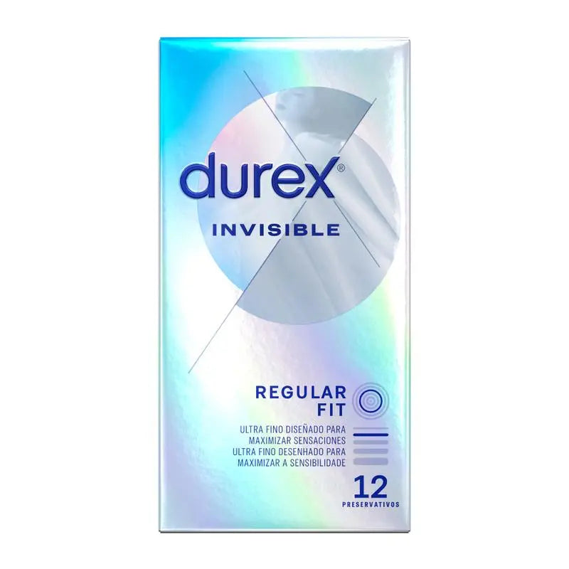 durex - invisibile extra sottile 12 unità Durex Lingerie Harness Boutique