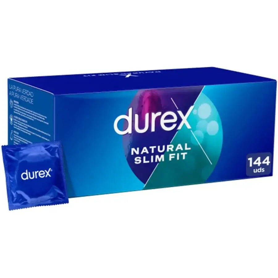 durex - natural slim fit basic 144 unità Durex Lingerie Harness Boutique