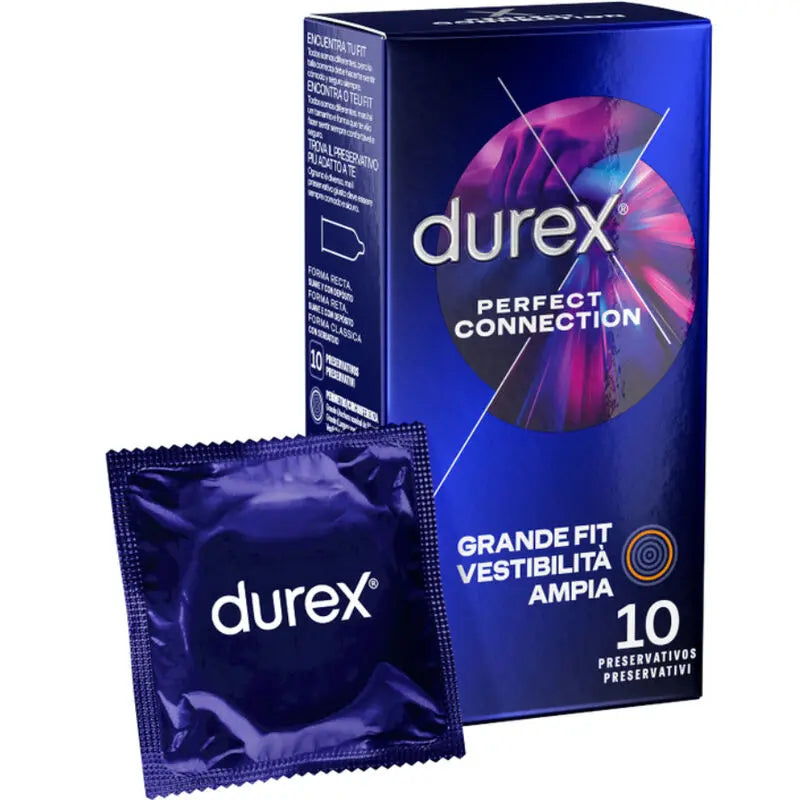 durex -perfect connection silicone extra lubrificazione 10 unità Durex Lingerie Harness Boutique