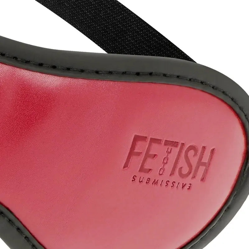 fetish submissive dark room - maschera vegana in pelle con fodera in neoprene Fetish Submissive Lingerie Harness Boutique