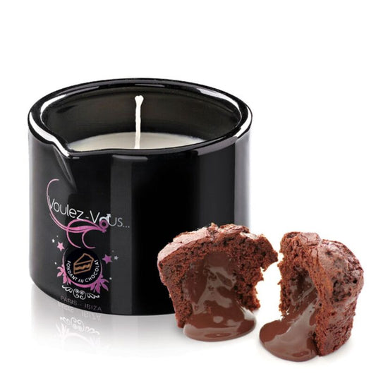 VOULEZ-VOUS - DARK CHOCOLATE MASSAGE CANDLE 180 ML