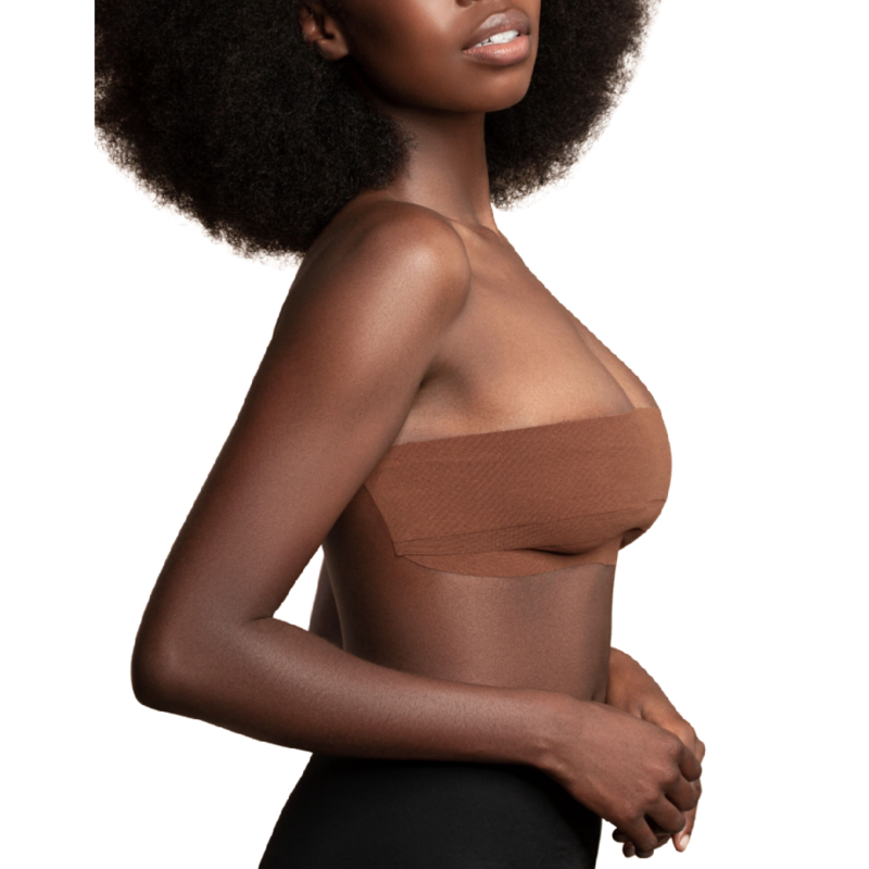 BYE-BRA - NASTRO CORPO 5 M X 6,5 CM + 3 PAIA DI COPRI CAPEZZOLI MARRONE - BYE BRA - TAPES | Lingerie Harness Boutique
