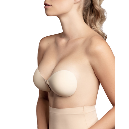 BYE-BRA - REGGISENO INVISIBLE BEIGE COPPA D - BYE BRA - BRAS | Lingerie Harness Boutique