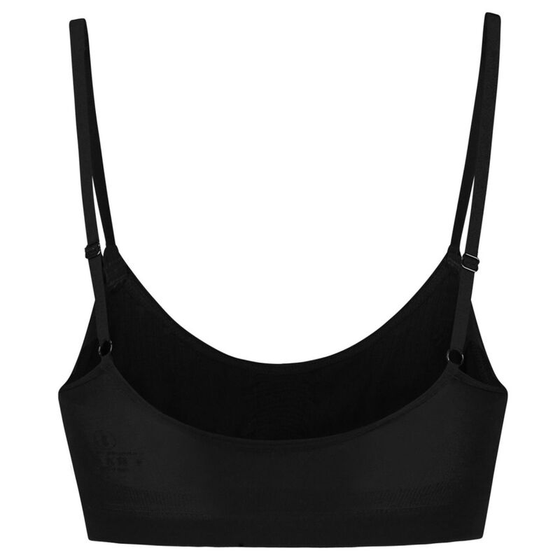 BYE-BRA - MEDIUM CONTROL SEAMLESS BRA BLACK SIZE S