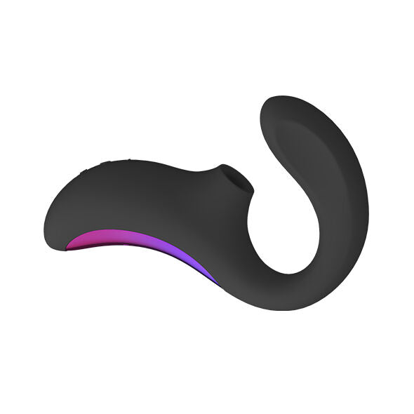 LELO - MASSAGGIATORE STIMOLAZIONE DOPPIA ASPIRAZIONE ENIGMA NERO - LELO | Lingerie Harness Boutique