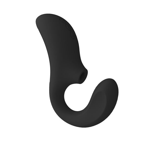 LELO - MASSAGGIATORE STIMOLAZIONE DOPPIA ASPIRAZIONE ENIGMA NERO - LELO | Lingerie Harness Boutique