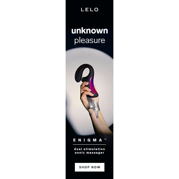 LELO - MASSAGGIATORE STIMOLAZIONE DOPPIA ASPIRAZIONE ENIGMA NERO - LELO | Lingerie Harness Boutique