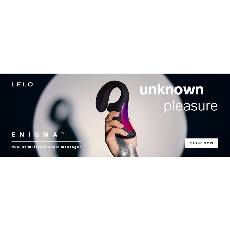 LELO - MASSAGGIATORE STIMOLAZIONE DOPPIA ASPIRAZIONE ENIGMA NERO - LELO | Lingerie Harness Boutique