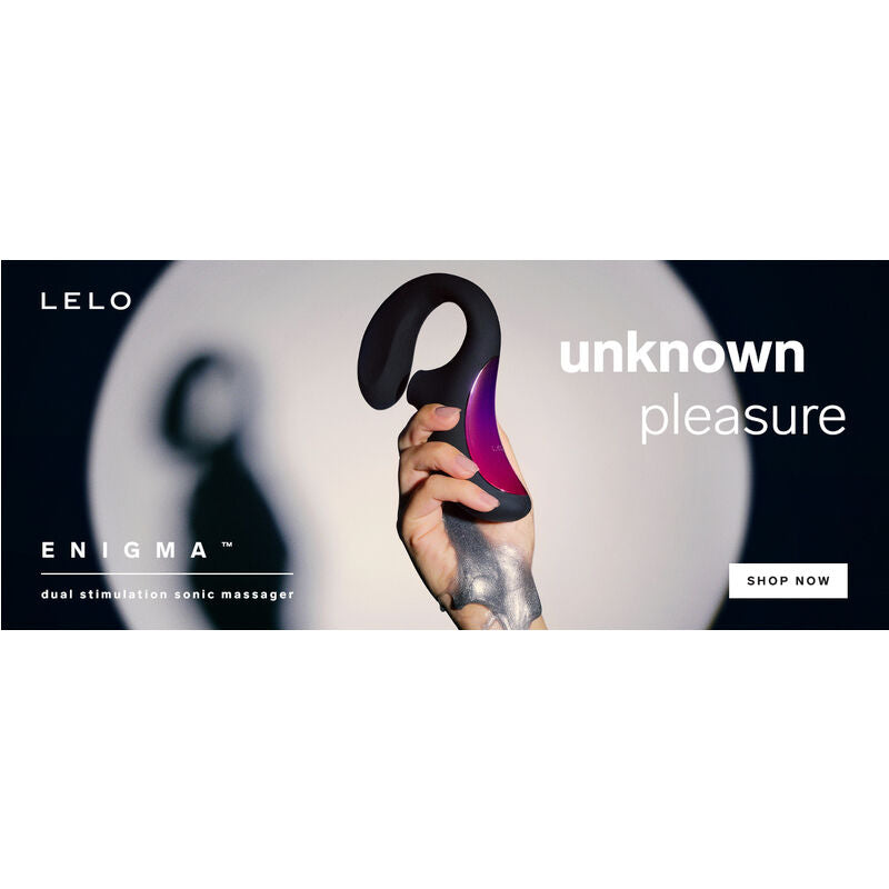 LELO - MASSAGGIATORE STIMOLAZIONE DOPPIA ASPIRAZIONE ENIGMA NERO - LELO | Lingerie Harness Boutique
