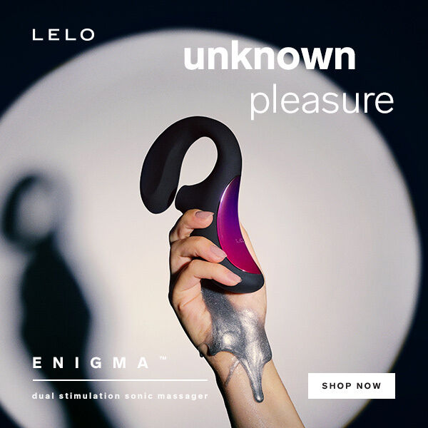 LELO - MASSAGGIATORE STIMOLAZIONE DOPPIA ASPIRAZIONE ENIGMA NERO - LELO | Lingerie Harness Boutique