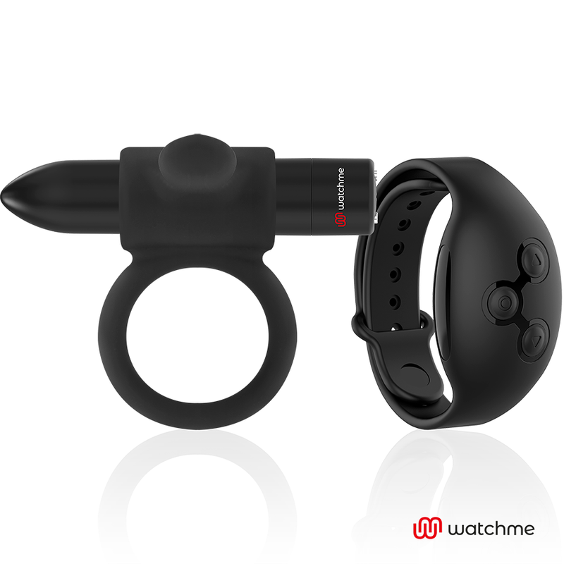 BLACK&SILVER - OROLOGIO COCKRING CON TELECOMANDO CAMERONME - BLACK&SILVER | Lingerie Harness Boutique