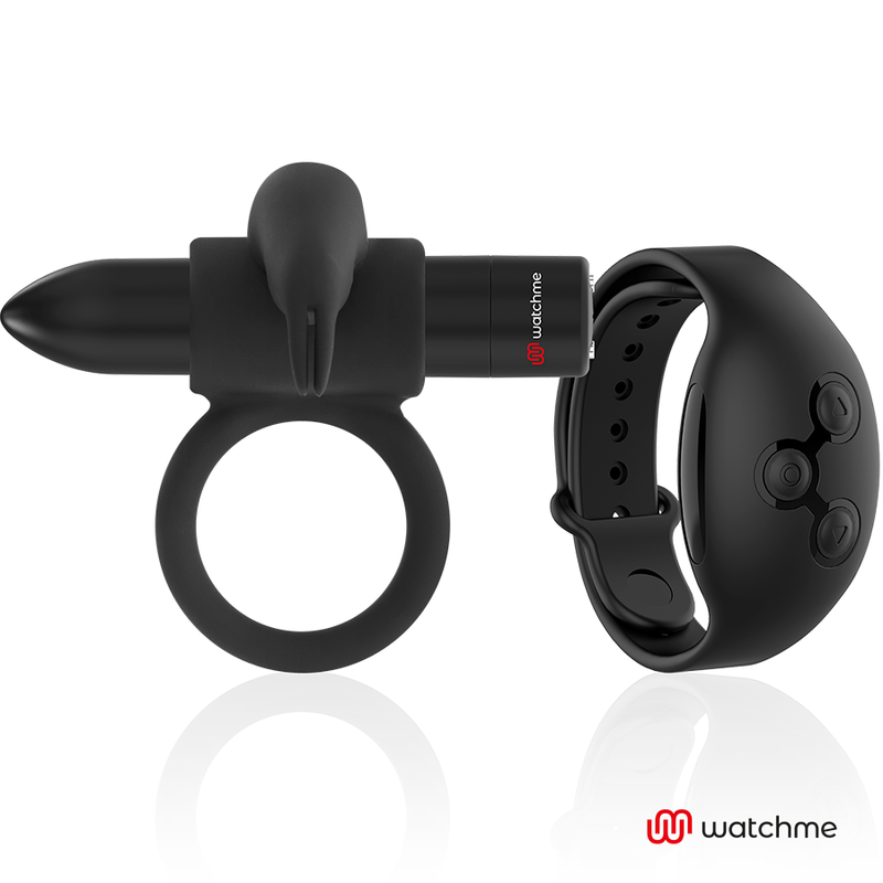BLACK&SILVER - OROLOGIO COCKRING CON TELECOMANDO BURTONME - BLACK&SILVER | Lingerie Harness Boutique