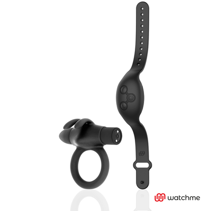 BLACK&SILVER - OROLOGIO COCKRING CON TELECOMANDO AGRONME - BLACK&SILVER | Lingerie Harness Boutique