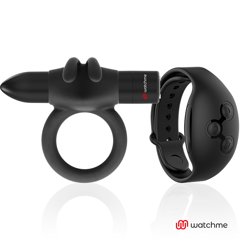 BLACK&SILVER - OROLOGIO COCKRING CON TELECOMANDO AGRONME - BLACK&SILVER | Lingerie Harness Boutique