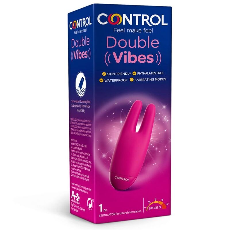 CONTROL - STIMOLATORE DOPPIO VIBES - CONTROL TOYS | Lingerie Harness Boutique