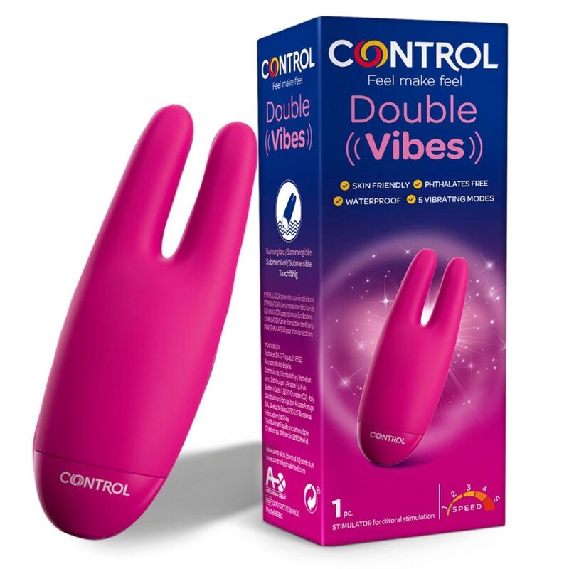 CONTROL - STIMOLATORE DOPPIO VIBES - CONTROL TOYS | Lingerie Harness Boutique