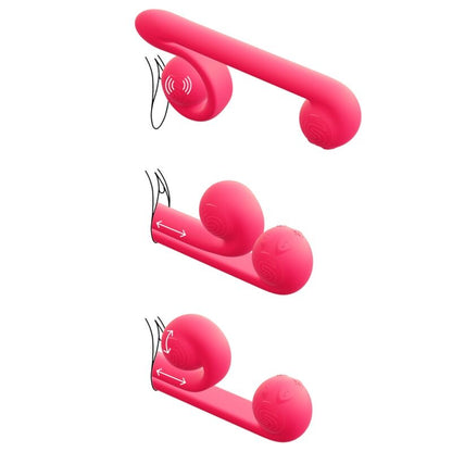 SNAIL VIBE - VIBRATORE MULTIAZIONE PINK