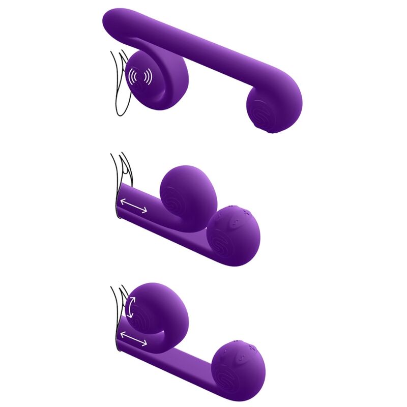 SNAIL VIBE - PURPLE MULTIACTION VIBRATOR