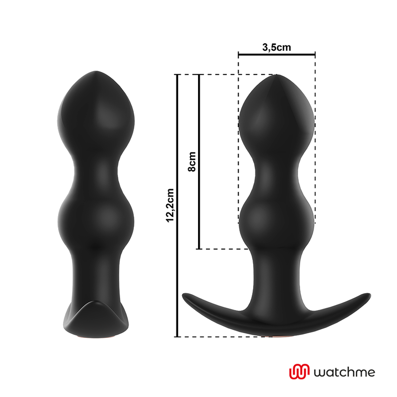 ANBIGUO - WATCHME REMOTE CONTROL PLUG VIBRATORE ANALE TIBERIO - ANBIGUO | Lingerie Harness Boutique