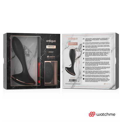 ANBIGUO - WATCHME VIBRATORE TELECOMANDO PLUG ANALE VERNET - ANBIGUO | Lingerie Harness Boutique