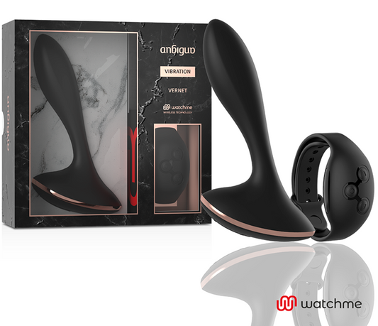 ANBIGUO - WATCHME VIBRATORE TELECOMANDO PLUG ANALE VERNET - ANBIGUO | Lingerie Harness Boutique