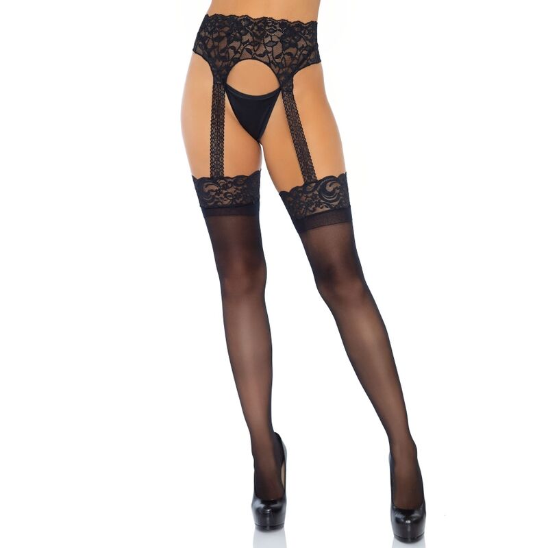 LEG AVENUE - CALZA REGGIARGIGIACCA OPACA TAGLIA UNICA - LEG AVENUE HOSIERY | Lingerie Harness Boutique
