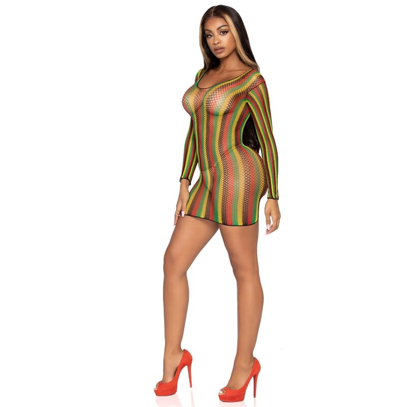 LEG AVENUE - MINIABITO RASTA TAGLIA UNICA - LEG AVENUE DRESSES | Lingerie Harness Boutique
