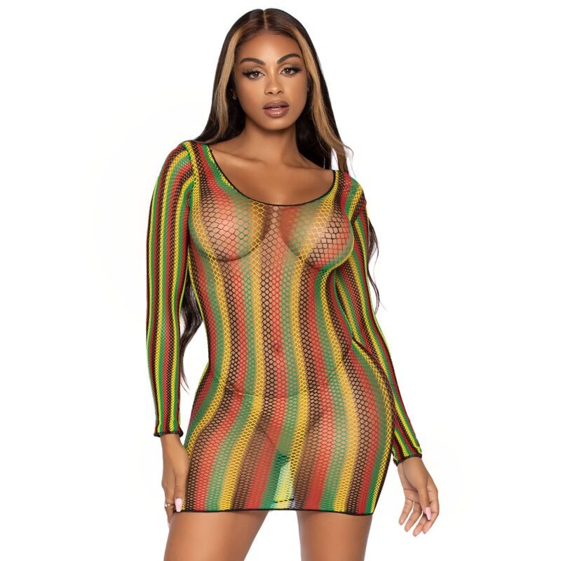 LEG AVENUE - MINIABITO RASTA TAGLIA UNICA - LEG AVENUE DRESSES | Lingerie Harness Boutique
