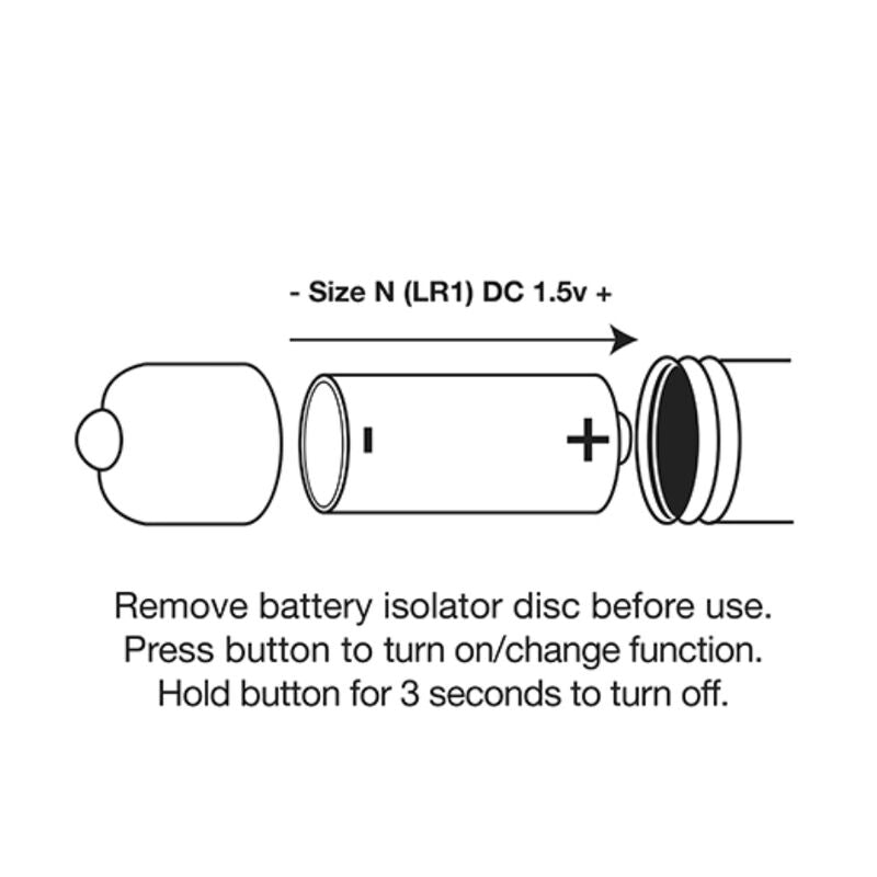 ROCKS-OFF - VIBRATING BALL RO-80MM MIDNIGHT METAL