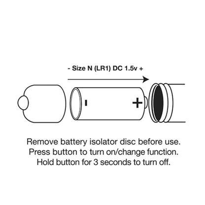 ROCKS-OFF - VIBRATING BALL RO-80MM MIDNIGHT METAL