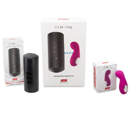 KIIROO - SET COPPIE TITAN E CLIONA LILLA - KIIROO | Lingerie Harness Boutique