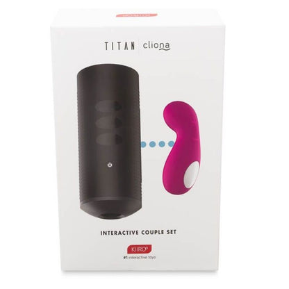 KIIROO - SET COPPIE TITAN E CLIONA LILLA - KIIROO | Lingerie Harness Boutique